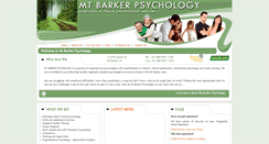 Desktop Screenshot of mtbarkerpsychology.com.au